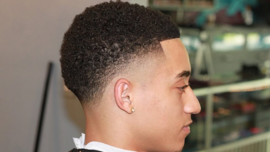 low taper fade haircut