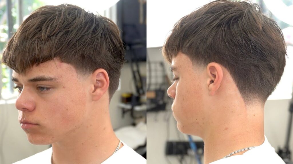 low taper fade haircut