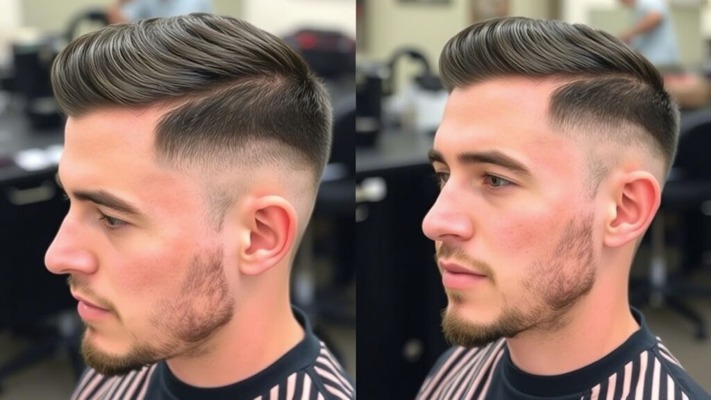 low taper fade haircut