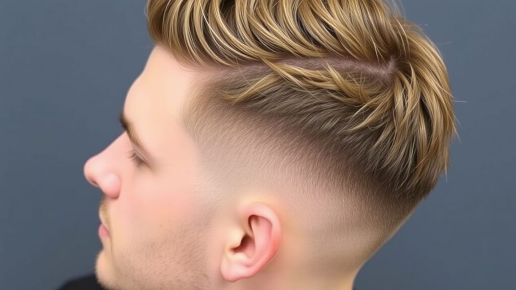 low taper fade haircut