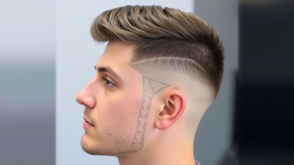low taper fade haircut