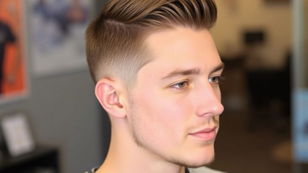 low taper fade haircut