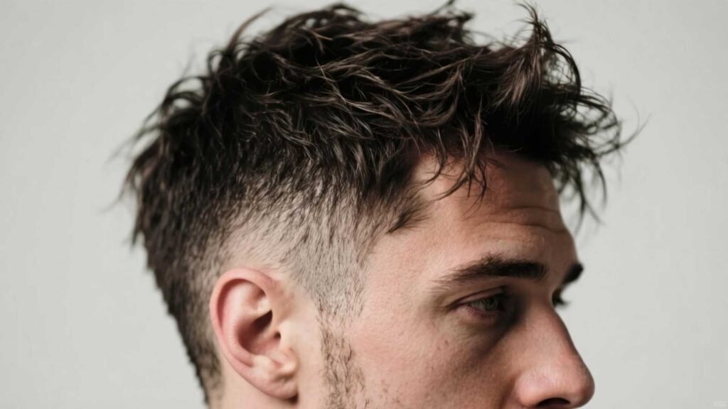 messy hairstyles for men
