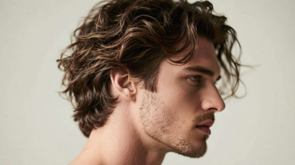 messy hairstyles for men