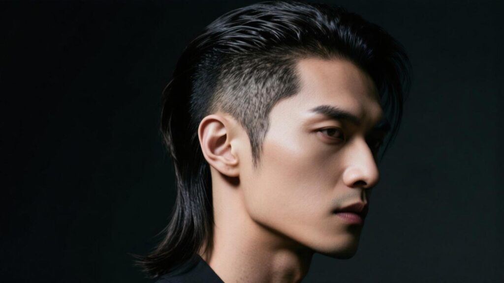 men's hairstyle for oblong face