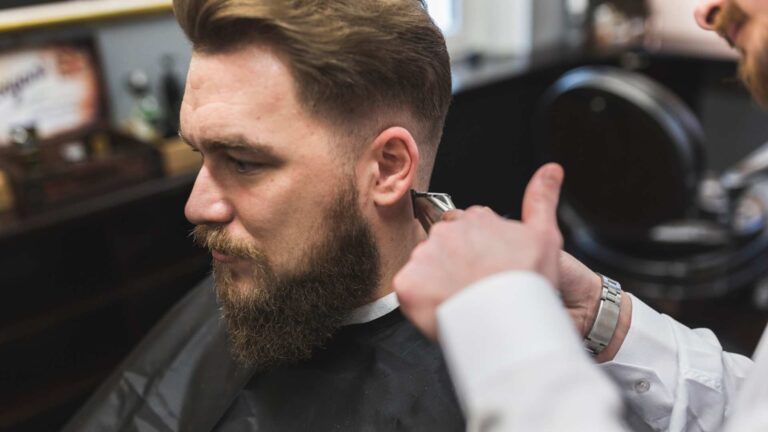 side part haircut