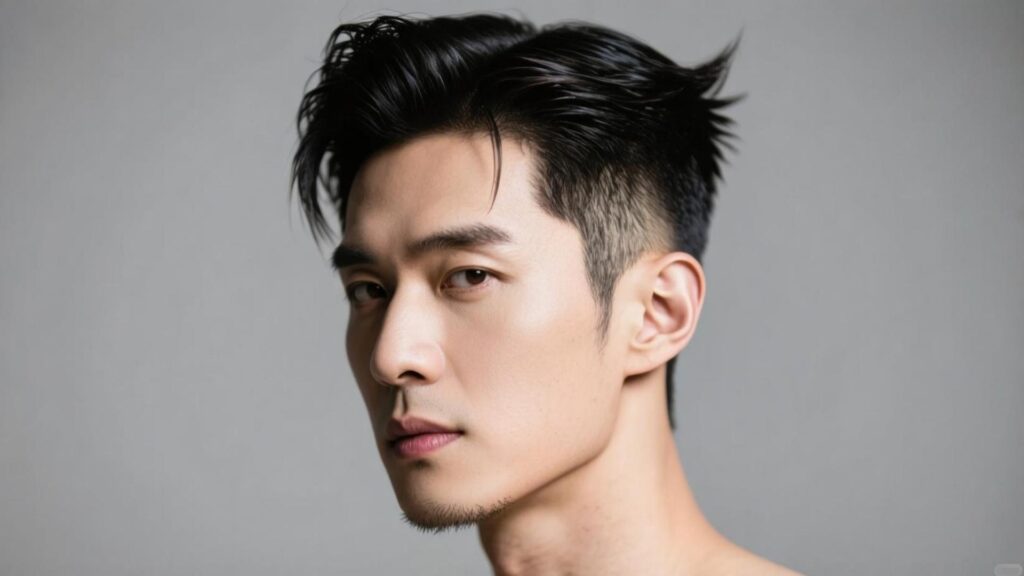 haircuts for men with big foreheads